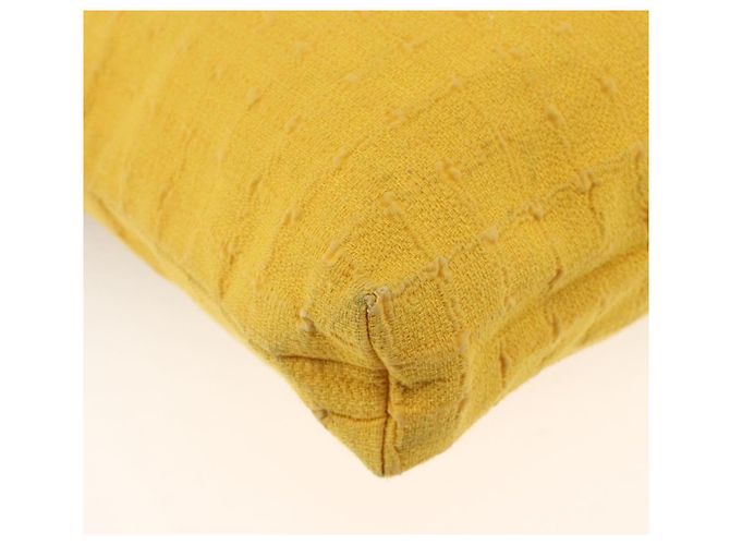 Hermès HERMES Amedaba GM Borsa Tote Tela Pelle Giallo Oro Auth BA11452 D'oro - vista 13