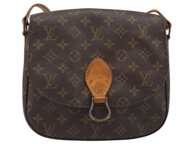 LOUIS VUITTON Borsa a Spalla Monogram Saint Cloud GM M51242 LV Auth ARZ403 Monogramma - vista 13