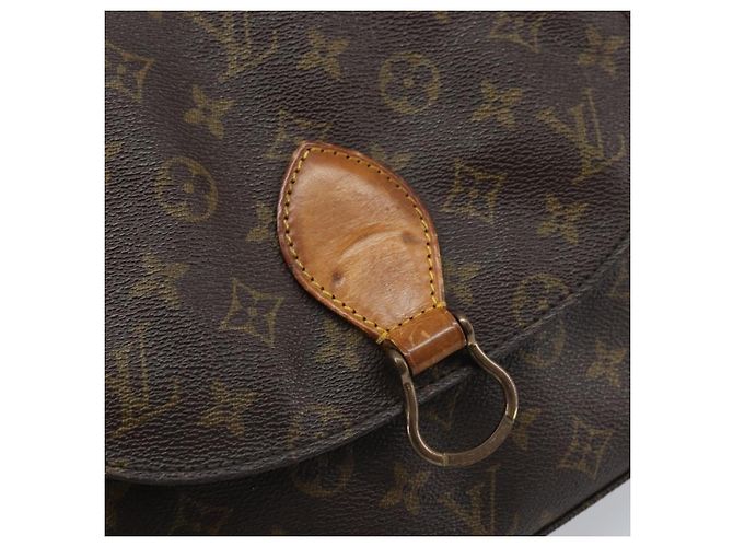 LOUIS VUITTON Borsa a Spalla Monogram Saint Cloud GM M51242 LV Auth ARZ403 Monogramma - vista 18