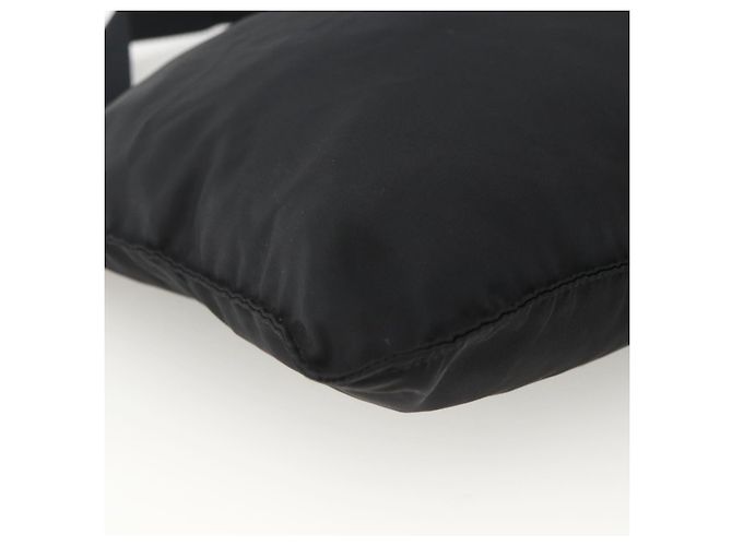 Borsa a Spalla PRADA in Nylon Nero Argento Autentica BSZ154 - vista 15
