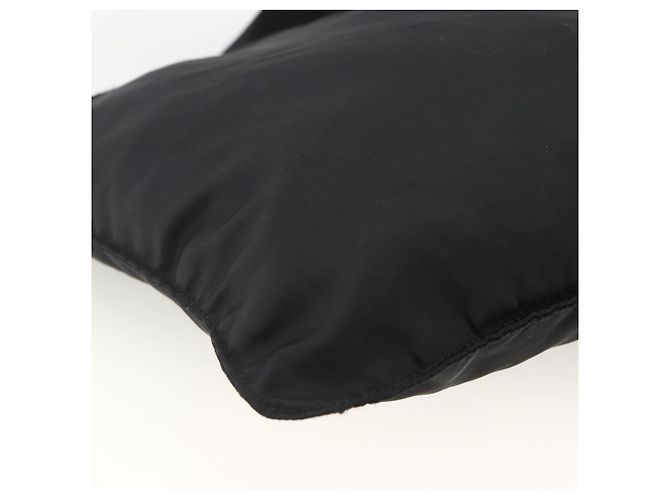 Borsa a Spalla PRADA in Nylon Nero Argento Autentica BSZ154 - vista 17