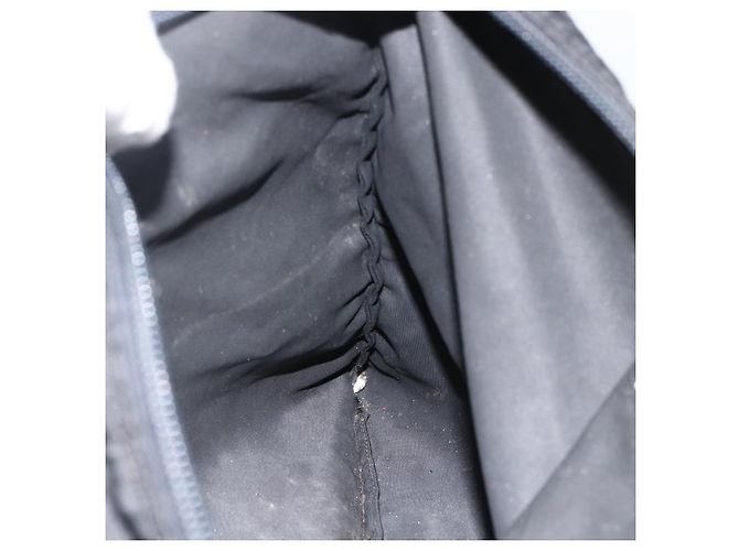 Borsa a Spalla PRADA in Nylon Nero Argento Autentica BSZ154 - vista 20