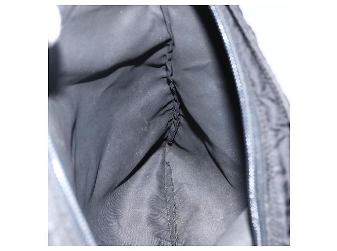 Borsa a Spalla PRADA in Nylon Nero Argento Autentica BSZ154 - vista 21