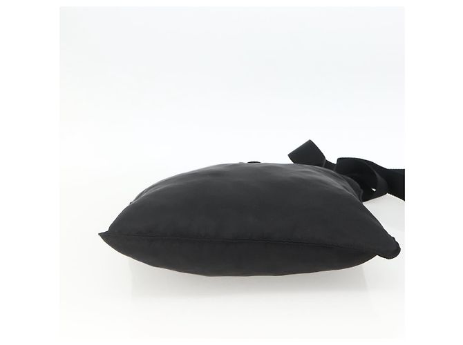 Borsa a Spalla PRADA in Nylon Nero Argento Autentica BSZ154 - vista 5