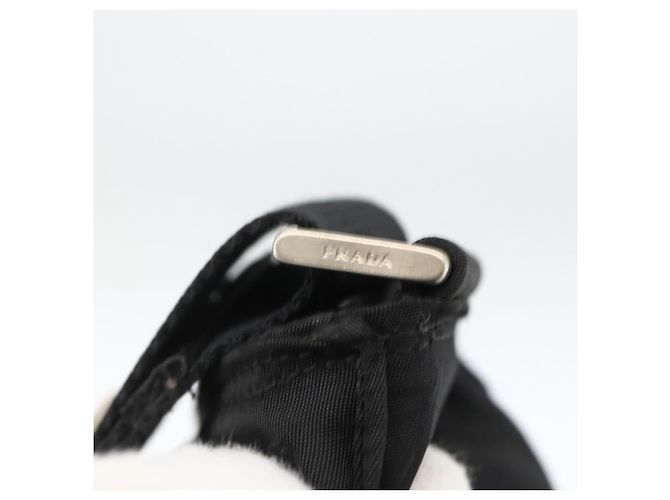 Borsa a Spalla PRADA in Nylon Nero Argento Autentica BSZ154 - vista 9