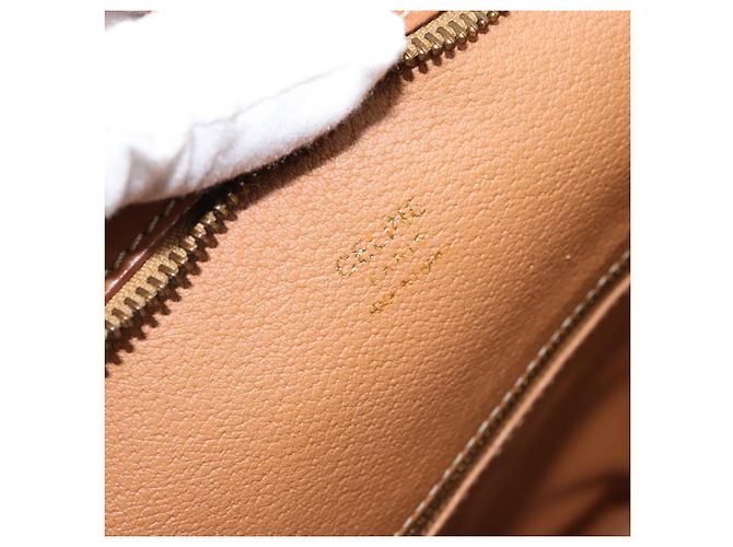 Céline Borsa tote in tela Macadam CELINE in pelle PVC marrone oro Auth 170072 D'oro - vista 16