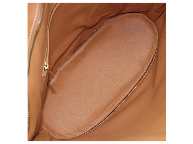 Céline Borsa tote in tela Macadam CELINE in pelle PVC marrone oro Auth 170072 D'oro - vista 17