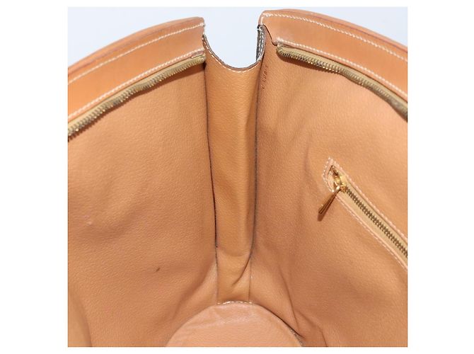 Céline Borsa tote in tela Macadam CELINE in pelle PVC marrone oro Auth 170072 D'oro - vista 19