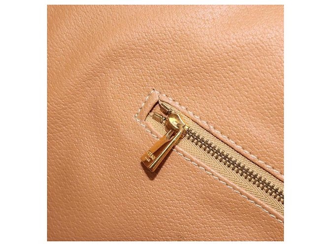 Céline Borsa tote in tela Macadam CELINE in pelle PVC marrone oro Auth 170072 D'oro - vista 20