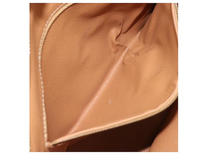 Céline Borsa tote in tela Macadam CELINE in pelle PVC marrone oro Auth 170072 D'oro - vista 21