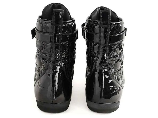 Cannage Dior Schwarze Schnürschuhe - Ansicht 2