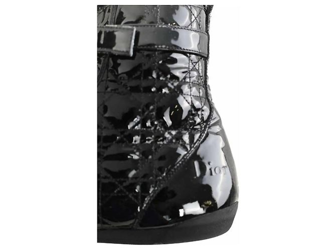 Cannage Dior Schwarze Schnürschuhe - Ansicht 5