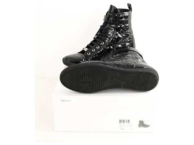 Cannage Dior Schwarze Schnürschuhe - Ansicht 6