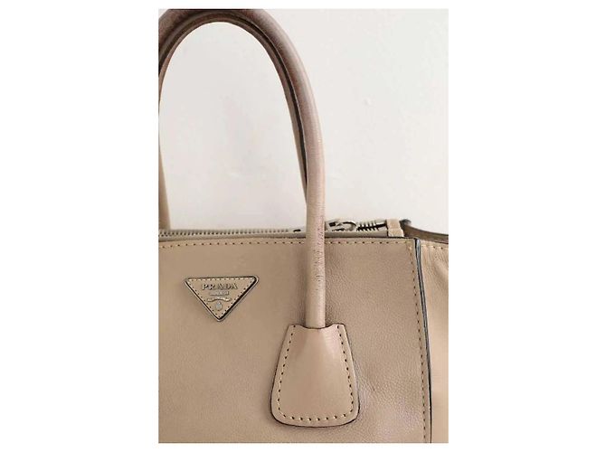 Prada Bolsa tote bege - vista 3