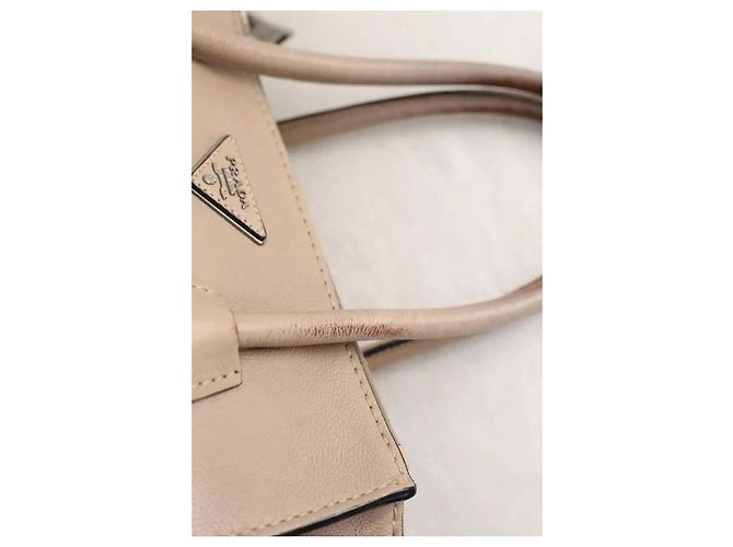 Prada Bolsa tote bege - vista 8