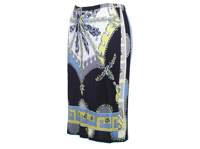 Mehrfariger Midirock von Emilio Pucci - Ansicht 2