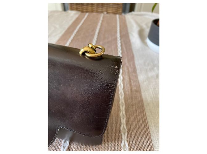 Sandrine Borsa a mano Hermès in pelle marrone - view 15