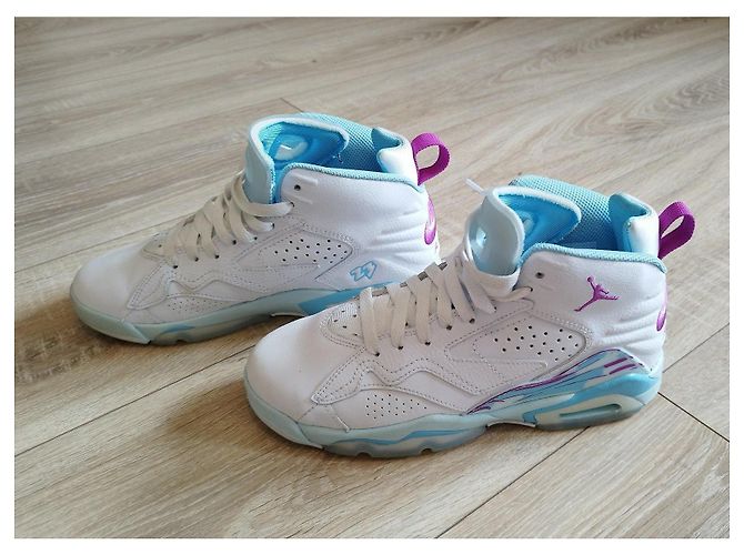 Autre Marque Sneaker alte Jordan MVP (GS) bianche e blu Bianco - vista 12