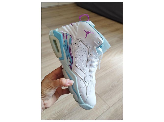 Autre Marque Sneaker alte Jordan MVP (GS) bianche e blu Bianco - vista 13