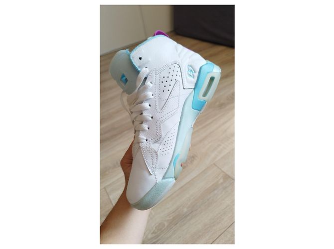 Autre Marque Sneaker alte Jordan MVP (GS) bianche e blu Bianco - vista 15