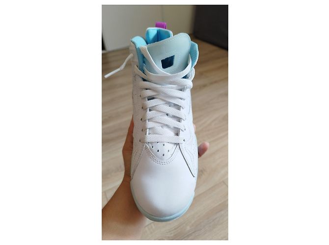 Autre Marque Sneaker alte Jordan MVP (GS) bianche e blu Bianco - vista 19