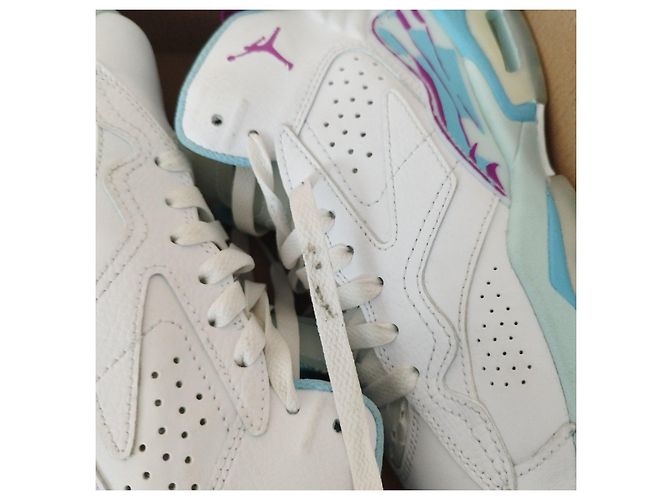 Autre Marque Sneaker alte Jordan MVP (GS) bianche e blu Bianco - vista 20