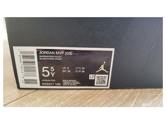 Autre Marque Sneaker alte Jordan MVP (GS) bianche e blu Bianco - vista 6
