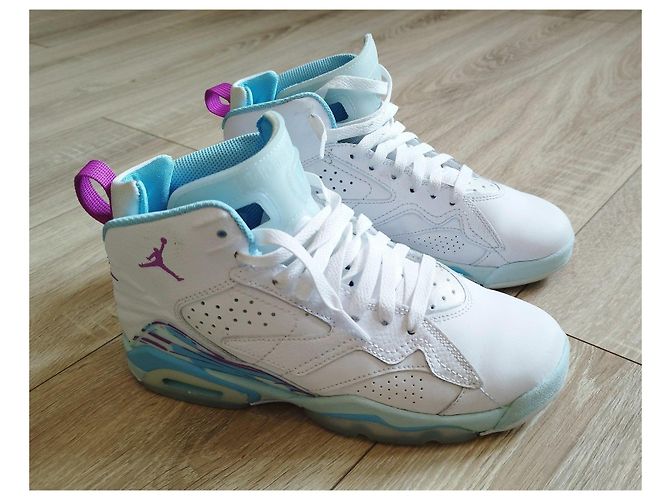Autre Marque Sneaker alte Jordan MVP (GS) bianche e blu Bianco - vista 7