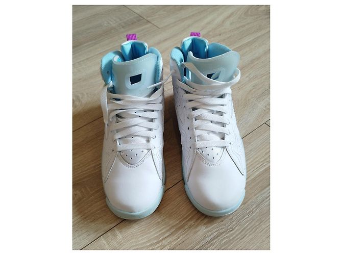 Autre Marque Sneaker alte Jordan MVP (GS) bianche e blu Bianco - vista 8