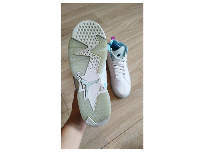 Autre Marque Sneaker alte Jordan MVP (GS) bianche e blu Bianco - vista 9
