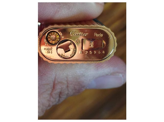 Cartier Oval gas lighter in ruby - view 10