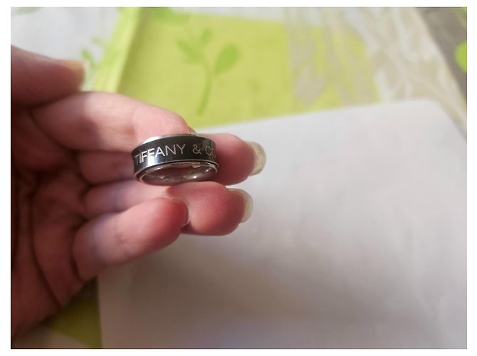 Anello Tiffany & Co Argento Nero - vista 2