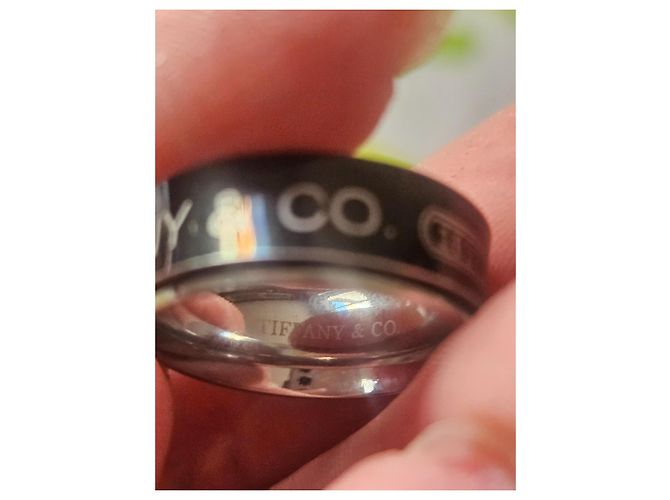Anello Tiffany & Co Argento Nero - vista 3