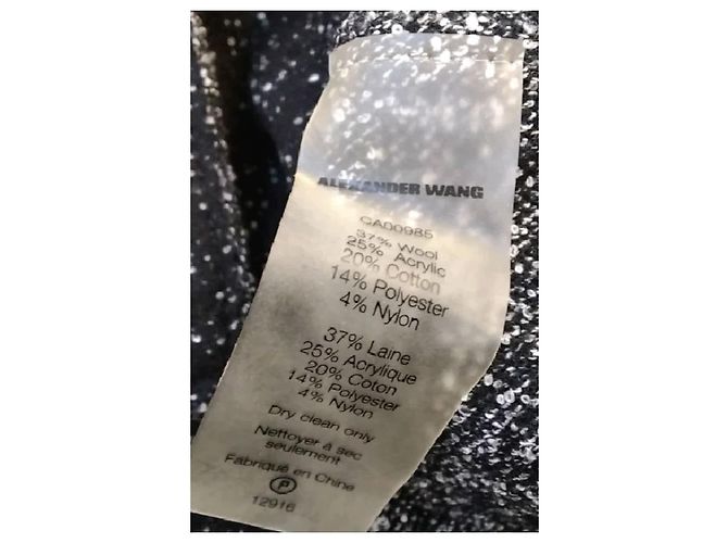 Alexander Wang Schwarzes Wollkleid - Ansicht 8