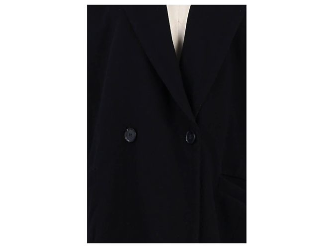 American Vintage Black wool coat - view 3