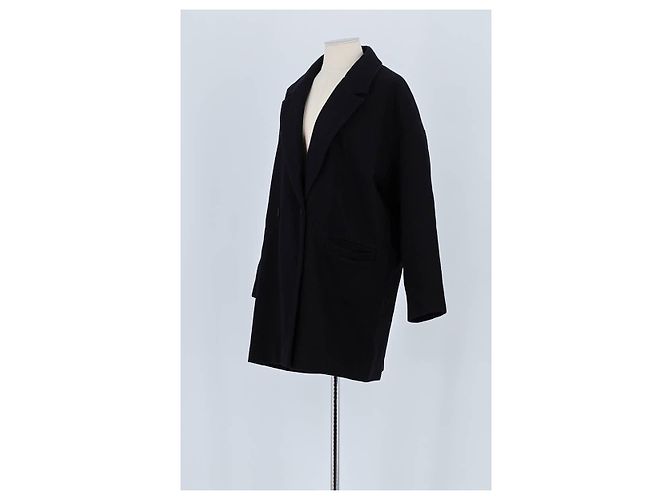 American Vintage Black wool coat - view 4