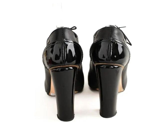 Chanel Schwarze Schnürschuhe - Ansicht 2