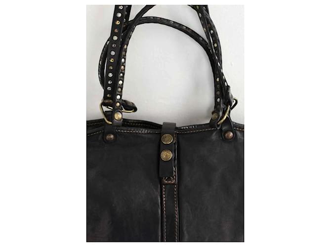 Campomaggi Borsa tote nera Nero - vista 2