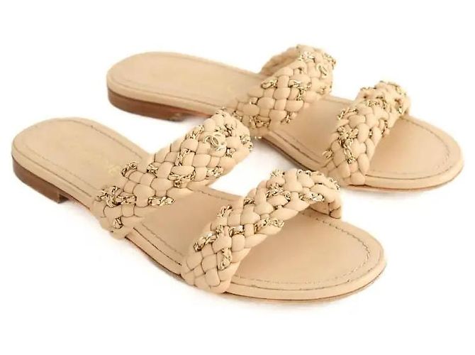 Chanel Beige Sandalen - Ansicht 3