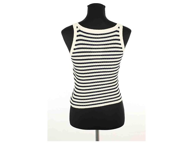 Dior Top sin mangas en ecru Crudo - vista 4