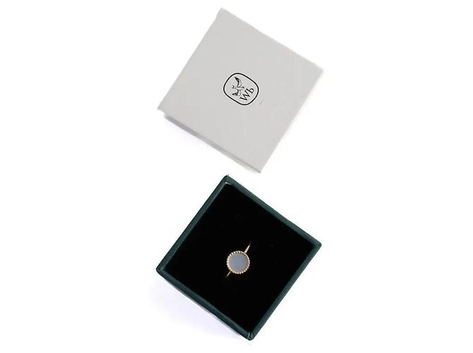 Autre Marque Anillo amarillo - vista 4