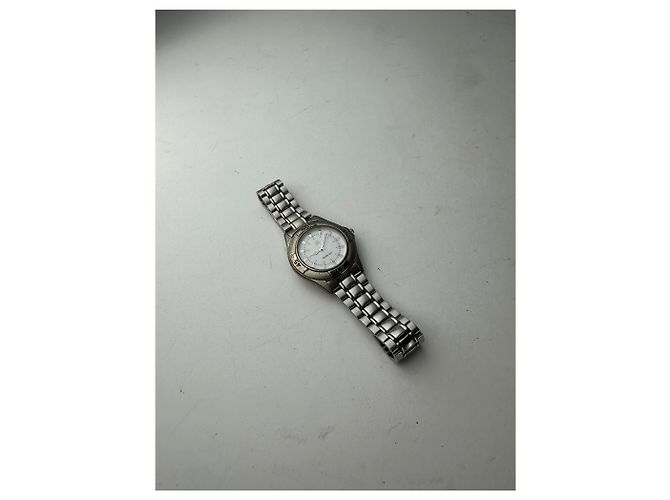 Vintage Givenchy Quarz Stahl Uhr Silber - Ansicht 6