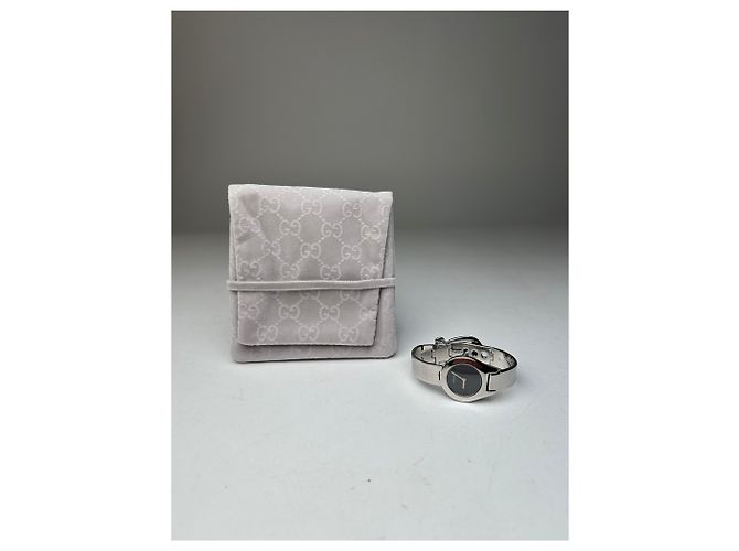 Vintage Gucci Quarz Stahl Uhr silber - vista 2