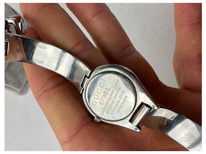 Vintage Gucci Quarz Stahl Uhr silber - vista 9
