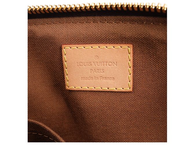 Borsa Louis Vuitton Palermo PM Monogram in Marrone M40145 - vista 10