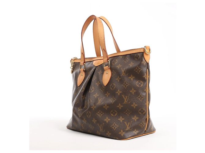 Borsa Louis Vuitton Palermo PM Monogram in Marrone M40145 - vista 2