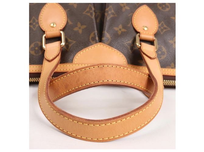 Borsa Louis Vuitton Palermo PM Monogram in Marrone M40145 - vista 4