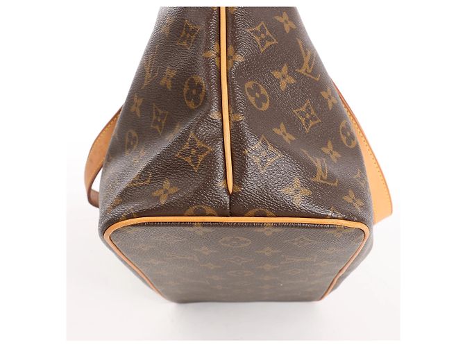 Borsa Louis Vuitton Palermo PM Monogram in Marrone M40145 - vista 7