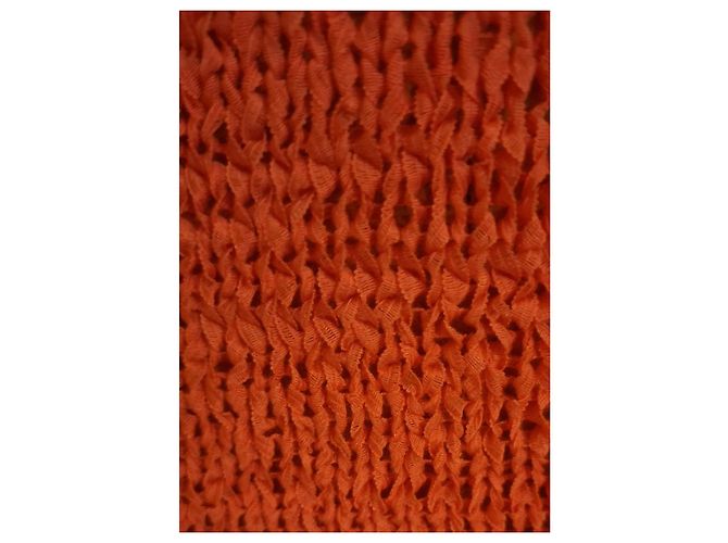 Autre Marque Korallenfarbener Pullover mit langen Ärmeln - Ansicht 13
