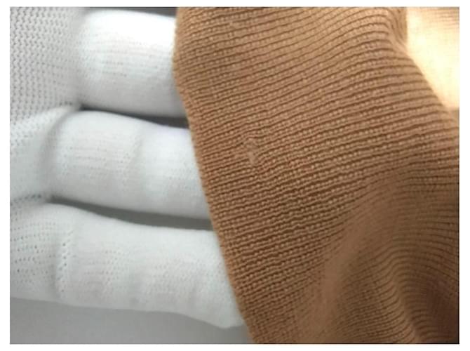 Chanel Pre-Owned & Karl Lagerfeld 04A 2004 Logo Wunderschöner Knopf Kamel Pullover - Ansicht 11